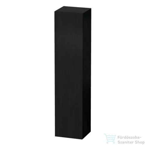 Duravit L-CUBE 176x40x36,3 cm-es, 1 ajtós szekrény láb nélkül, balos, matt fekete tölgy LC1180L1616