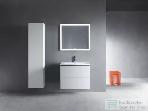 Duravit L-CUBE 176x40x36,3 cm-es, 1 ajtós szekrény láb nélkül, balos, matt fehér LC1180L1818