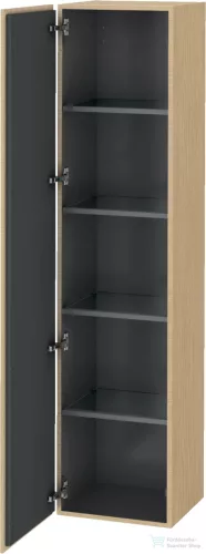 Duravit L-CUBE 176x40x36,3 cm-es, 1 ajtós szekrény láb nélkül, balos, natúr tölgy LC1180L3030