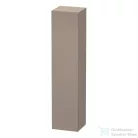 Duravit L-CUBE 176x40x36,3 cm-es, 1 ajtós szekrény láb nélkül, balos, matt bazalt LC1180L4343