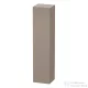 Duravit L-CUBE 176x40x36,3 cm-es, 1 ajtós szekrény láb nélkül, balos, matt bazalt LC1180L4343