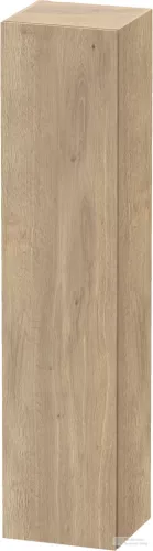 Duravit L-CUBE 176x40x36,3 cm-es, 1 ajtós szekrény láb nélkül, balos, márványos tölgy LC1180L5555