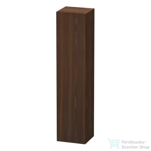 Duravit L-CUBE 176x40x36,3 cm-es, 1 ajtós szekrény láb nélkül, balos, kefélt dió (furnér) LC1180L6969