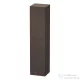 Duravit L-CUBE 176x40x36,3 cm-es, 1 ajtós szekrény láb nélkül, balos, sötét kefélt tölgy (furnér) LC1180L7272