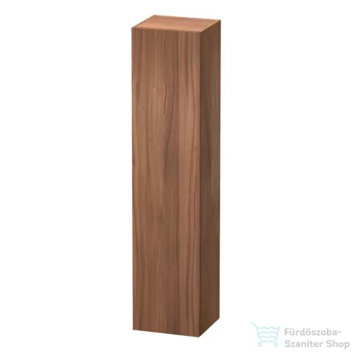 Duravit L-CUBE 176x40x36,3 cm-es, 1 ajtós szekrény láb nélkül, balos, matt dió LC1180L7979