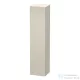 Duravit L-CUBE 176x40x36,3 cm-es, 1 ajtós szekrény láb nélkül, balos, matt taupe LC1180L9191