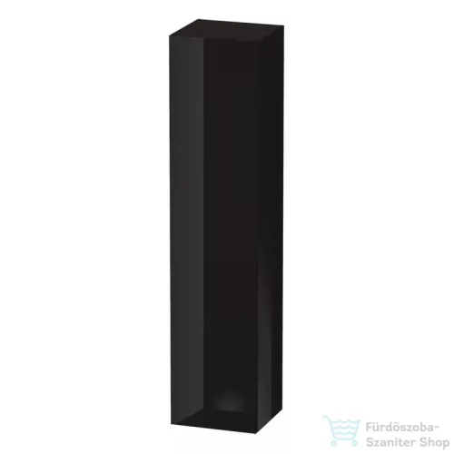 Duravit L-CUBE 176x40x36,3 cm-es, 1 ajtós szekrény láb nélkül, jobbos, lakkozott fényes fekete LC1180R4040