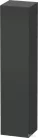 Duravit L-CUBE 176x40x36,3 cm-es, 1 ajtós szekrény láb nélkül, jobbos, matt grafit LC1180R4949