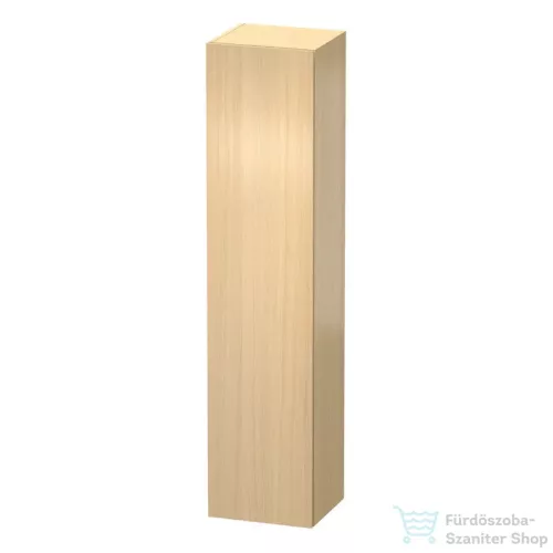 Duravit L-CUBE 176x40x36,3 cm-es, 1 ajtós szekrény láb nélkül, jobbos, mediterrán tölgy (furnér) LC1180R7171