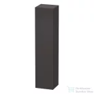 Duravit L-CUBE 176x40x36,3 cm-es, 1 ajtós szekrény láb nélkül, jobbos, szupermatt grafit LC1180R8080