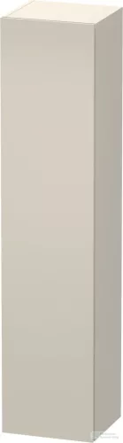 Duravit L-CUBE 176x40x36,3 cm-es, 1 ajtós szekrény láb nélkül, jobbos, szupermatt taupe LC1180R8383