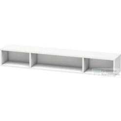   Duravit L-CUBE 80x12x14 cm-es fali polc rögzítőszettel, fényes fehér LC120002222