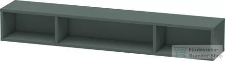 Duravit L-CUBE 80x12x14 cm-es fali polc rögzítőszettel, lakkozott fényes dolomitszürke LC120003838