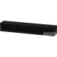 Duravit L-CUBE 80x12x14 cm-es fali polc rögzítőszettel, lakkozott fényes fekete LC120004040