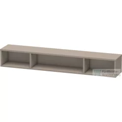   Duravit L-CUBE 80x12x14 cm-es fali polc rögzítőszettel, matt bazalt LC120004343