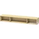 Duravit L-CUBE 80x12x14 cm-es fali polc rögzítőszettel, mediterrán tölgy (furnér) LC120007171
