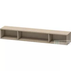   Duravit L-CUBE 80x12x14 cm-es fali polc rögzítőszettel, matt len LC120007575