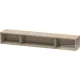 Duravit L-CUBE 80x12x14 cm-es fali polc rögzítőszettel, matt len LC120007575