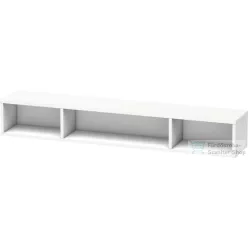  Duravit L-CUBE 80x12x14 cm-es fali polc rögzítőszettel, szupermatt fehér LC120008484