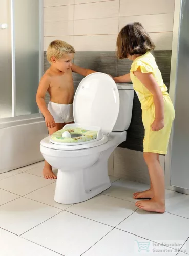 AQUALINE JUAN monoblokkos WC, hátsó kifolyású, króm duál gombos öblítőmechanika (LC2154)