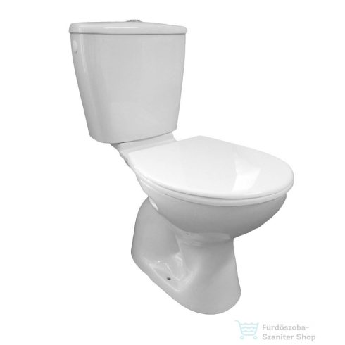 AQUALINE MIGUEL monoblokkos WC, alsó kifolyású, króm duál gombos öblítőmechanika LC2258