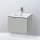 Duravit L-CUBE 52x41 cm-es, 1 fiókos alsószekrény mosdó nélkül, matt betonszürke LC611800707