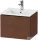 Duravit L-CUBE 52x41 cm-es, 1 fiókos alsószekrény mosdó nélkül, amerikai dió furnér LC611801313