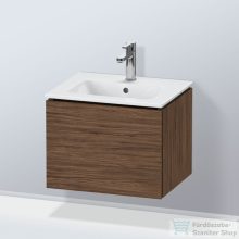   Duravit L-CUBE 52x41 cm-es, 1 fiókos alsószekrény mosdó nélkül, matt sötét dió LC611802121