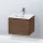 Duravit L-CUBE 52x41 cm-es, 1 fiókos alsószekrény mosdó nélkül, matt sötét dió LC611802121
