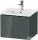 Duravit L-CUBE 52x41 cm-es, 1 fiókos alsószekrény mosdó nélkül, lakkozott fényes dolomitszürke LC611803838