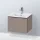 Duravit L-CUBE 52x41 cm-es, 1 fiókos alsószekrény mosdó nélkül, matt bazalt LC611804343