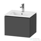 Duravit L-CUBE 52x41 cm-es, 1 fiókos alsószekrény mosdó nélkül, matt grafit LC611804949