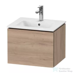   Duravit L-CUBE 52x41 cm-es, 1 fiókos alsószekrény mosdó nélkül, márványos tölgy LC611805555