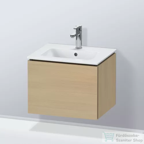 Duravit L-CUBE 52x41 cm-es, 1 fiókos alsószekrény mosdó nélkül, mediterrán tölgy furnér LC611807171