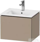 Duravit L-CUBE 52x41 cm-es, 1 fiókos alsószekrény mosdó nélkül, matt len LC611807575