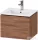 Duravit L-CUBE 52x41 cm-es, 1 fiókos alsószekrény mosdó nélkül, matt dió LC611807979