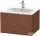 Duravit L-CUBE 62x48,1 cm-es, 1 fiókos alsószekrény mosdó és csaptelep nélkül, amerikai dió furnér LC614001313