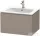 Duravit L-CUBE 62x48,1 cm-es, 1 fiókos alsószekrény mosdó és csaptelep nélkül, matt bazalt LC614004343