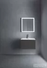 Duravit L-CUBE 62x48,1 cm-es, 1 fiókos alsószekrény mosdó és csaptelep nélkül, szupermatt grafit LC614008080