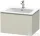 Duravit L-CUBE 62x48,1 cm-es, 1 fiókos alsószekrény mosdó és csaptelep nélkül, matt taupe LC614009191
