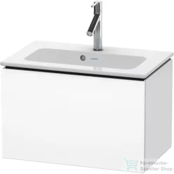   Duravit L-CUBE 62x39,1 cm-es, 1 fiókos alsószekrény mosdó és csaptelep nélkül, matt fehér LC615601818
