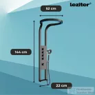 Leziter Luxory hidromasszázs zuhanypanel szürke LDHZ-GR
