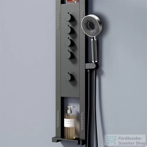 Leziter Luxory hidromasszázs zuhanypanel szürke LDHZ-GR