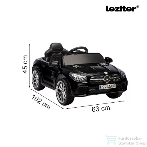Leziter Elektromos autó Mercedes Benz SL 500 fekete LEA-MB-SL-500-FEK