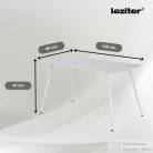 Leziter Jenna 4+1 étkező garnitúra barna LEAB140-WH_MDC-001-Brown_4