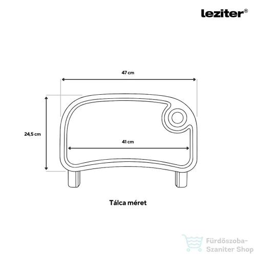 Leziter Etetőszék 2 az 1-ben szürke LESZ-512-szurke