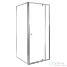 Leziter Flexi sarokba szerelhető szögletes zuhanykabin 90x90 cm zuhanytálca nélkül LF011_LF1290S