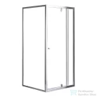 Leziter Flexi falsíkra szerelhető szögletes zuhanykabin 90x90 cm zuhanytálca nélkül LF011_LF1290
