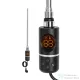 Leziter Elektromos fűtőpatron törölközőszárító radiátorhoz digitális hőfokszabályozóval 400W fekete LFP04-400W-B