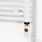 Leziter Elektromos fűtőpatron törölközőszárító radiátorhoz digitális hőfokszabályozóval 400W fehér LFP04-400W-W